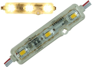 MODUŁ LED SAMSUNG 1,2W SMD 5630 ciepły BIAŁY