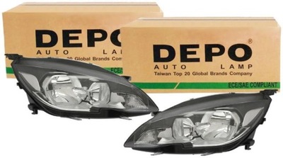 DEPO REJILLAS FAROS PARTE DELANTERA PEUGEOT 308 II 2013-  