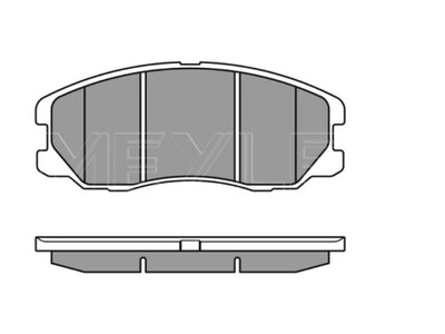 ZAPATAS DE FRENADO MEYLE PARTE DELANTERA OPEL ANTARA 06-  