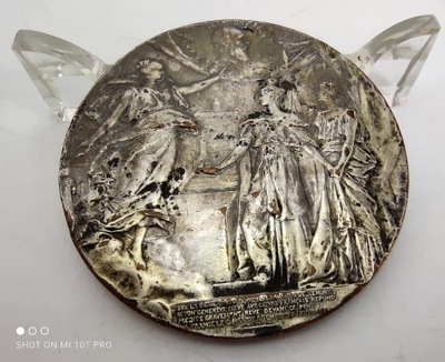 Medal 1900r most Aleksander III Francja