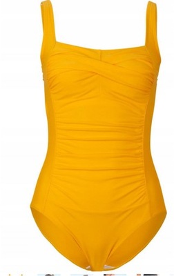 Bonprix strój kąpielowy jednoczęściowy żółty neon 38