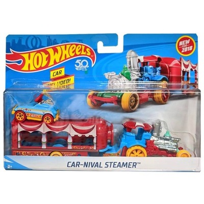 HOT WHEELS SUPER RIGS CIĘŻARÓWKA CAR-NIVAL STEAMER FKW89