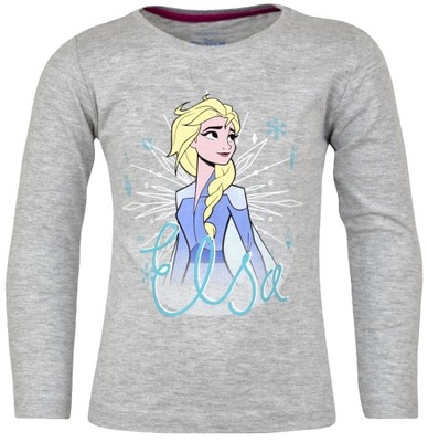 Bluzka t-shirt długi rękaw KRAINA LODU FROZEN 116