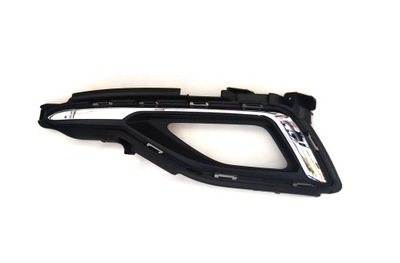 Hyundai sonata 14- решітка решітка радіатора рамка протитуманної фари l фото №1