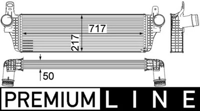 MAHLE CI 242 000P RADUADOR AIRE DE CARGA  