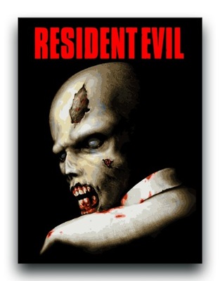 Resident Evil - OBRAZ 40x30 plakat gra 5 7 2 6 4 3