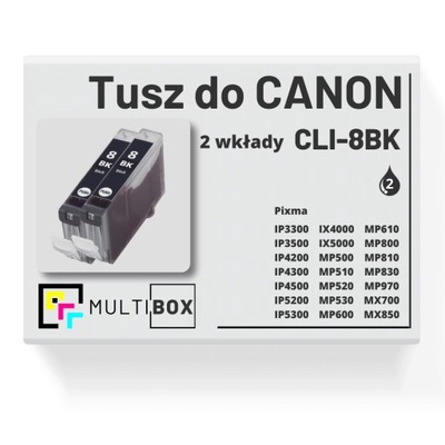 2x Tusz CLI-8BK black do Canon Pixma IP4200