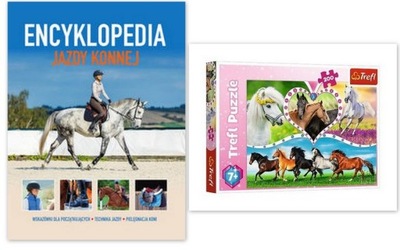 Encyklopedia jazdy konnej Puzzle 200 Piękne konie