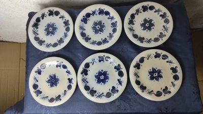 talerz deserowy ceramiczny komplet 6 szt