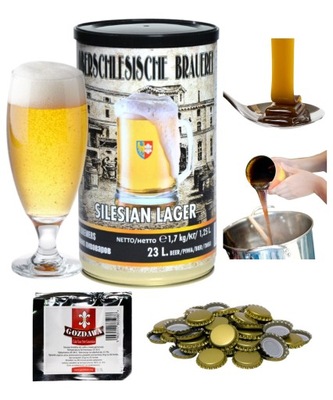 23L PIWO DOMOWE SILESIAN LAGER DROŻDŻE BREWKIT XL