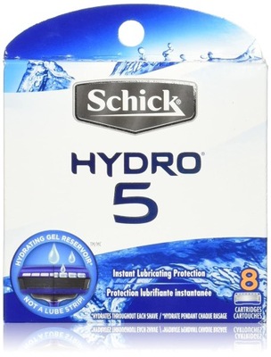 Schick (Wilkinson) Hydro 5 ostrza wkłady 8 szt USA