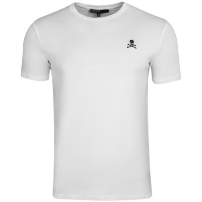 Philipp Plein t-shirt męski biały oryginał logo UTPG11-01 L