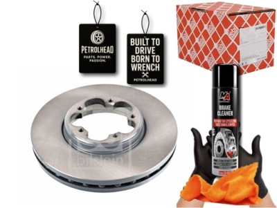 Тормозные диски тормозные 2szt. перед ford tourneo custom v362 #petrolhead pro+ kit2 фото №1