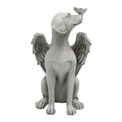 Statuetka Anioł Pet Memorial Pies Dekoracyjna