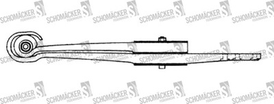 Półresor BPW Schomäcker 88137200, O.E. 0508212660