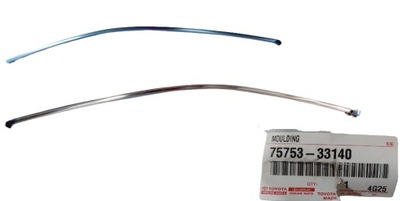 Toyota camry молдинг дверь верхний передняя правая оригинальный номер 7575333140 фото №1