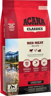 ACANA DOG CLASSICS RED MEAT KARMA DLA PSA 14.5kg