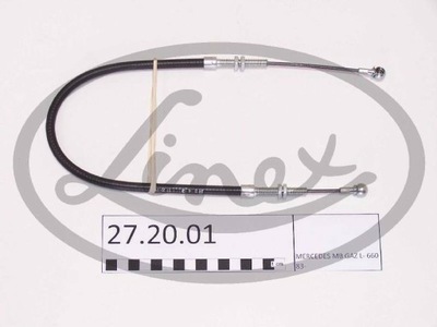 CABLE GAS MERCEDES MB100 88-96 27.20.01/LIN LINEX CABLES  