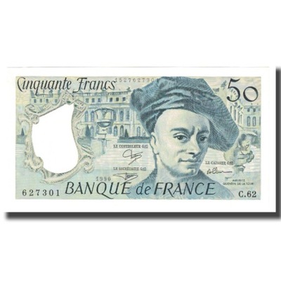 Francja, 50 Francs, Quentin de La Tour, 1991, D.Br