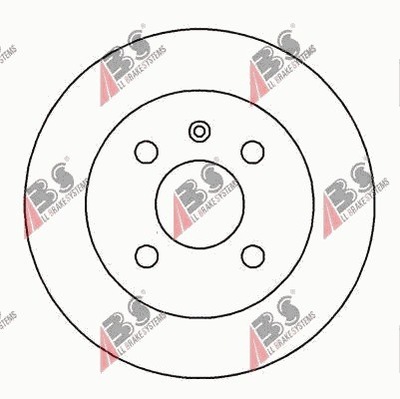 DISCO DE FRENADO PARTE TRASERA OPEL ASTRA F  