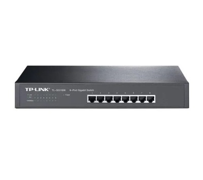 Switch TP-LINK TL-SG1008 RACK 8 Portów 10/100/1000 Mbps
