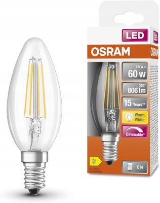 ŻARÓWKA OSRAM LED Superstar Classic ŚCIEMNIALNA