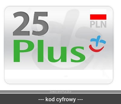 Doładowanie Plus 25 zł