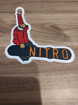 Naklejka na auto snowboard Nitro