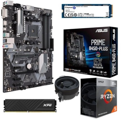 ASUS PRIME B450-PLUS RYZEN 5 4600G 8GB DDR4 1T SSD