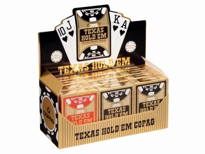 KARTY DO GRY 100% PLASTIK COPAG GOLD JUMBO POKER