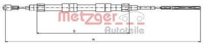 METZGER 10.4156 CIEGLO, HAMULEC AUTÓNOMO  