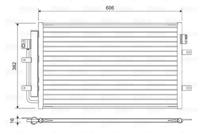 VALEO 822551 CONDENSER  