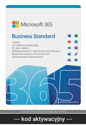 Microsoft Office 365 Business Standard dla firm