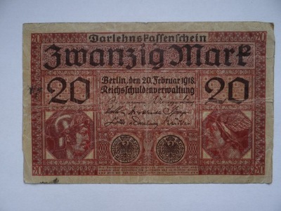 20 Marek 1918 rok, Niemcy