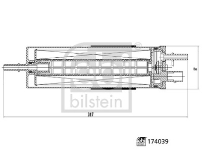 FILTRO COMBUSTIBLES FEBI BILSTEIN 174039  