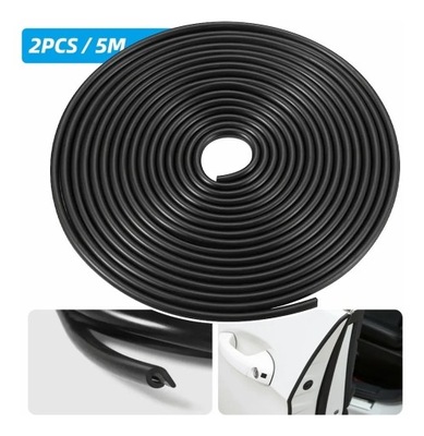 10M PROFIL OSŁONA KRAWĘDZI DRZWI SAMOCHODU BLACHA KRAWĘDŹ SAMOCHODU ZDERZAK CZARNY