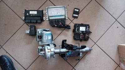 Набор стартовый блокировка колонка модуль блок управления renault captur ii фото №1