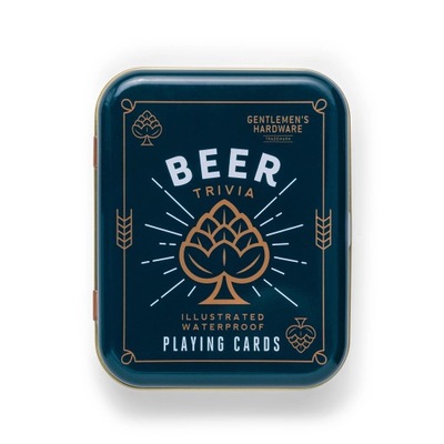 Beer Playing Cards - Gra kempingowa Piwo w puszce - Gentlemen's Hardware