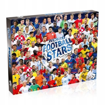 Puzzle 1000 World Football Stars Gwiazdy światowej piłki nożnej - KD