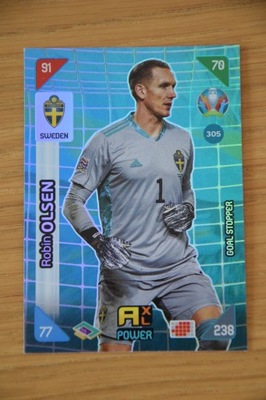 Panini Euro 2020 2021 kick off Olsen 305