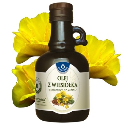 Olej z wiesiołka tłoczony na zimno Oleofarm 250ml