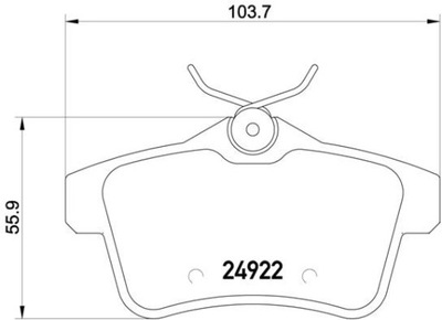 КОЛОДКИ HAM. ЗАДНЄ XTRA REAR LUCAS CITROEN/DS/DS (CAPSA)/PEUGEOT/PEUGEOT (DF