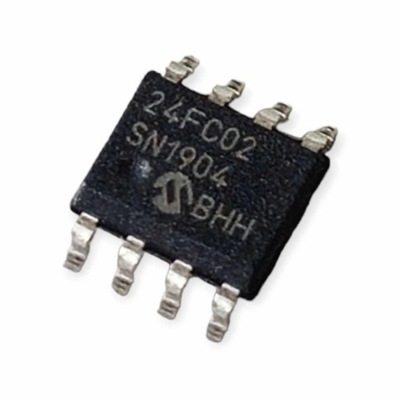 24FC02-I/SN PAMIĘĆ EEPROM 2kbEEPROM I2C 256x8bit 1.7-5.5V 1MHz SO8