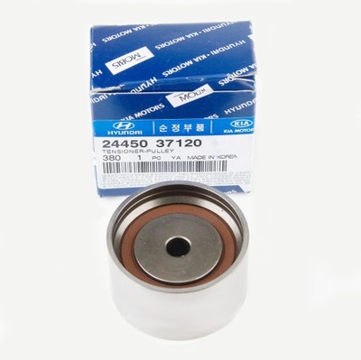 Ролик направляющая ремень распределительного вала оригинал hyundai tucson sonata kia sportage фото №1