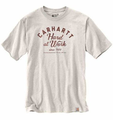 Koszulka Carhartt Heavyweight Hard At Work MALT