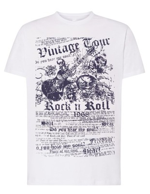 T-Shirt koszulka nadruk Rock’n Roll r.M