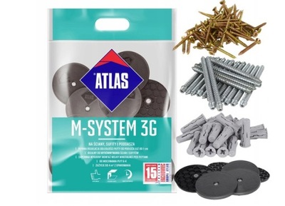 ATLAS M-system 3G na ściany, sufity i poddasza 120PP M8/FI 6,5 L 100 BX