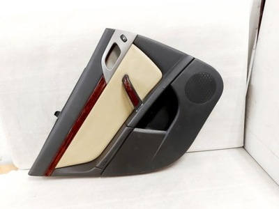 Peugeot 407 обшивка дверь левый задняя задний кремовый шторка фото №1