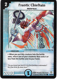 *DM-12 DUEL MASTERS - FRANTIC CHIEFTAIN - !!!