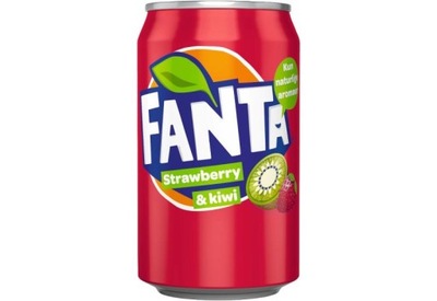 Fanta Strawberry & Kiwi! Truskawkowa Napój